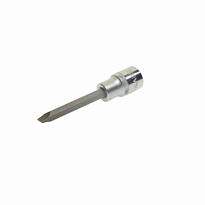 Насадка-вставка с битой шлиц SL8 ER-94305 1/2 8мм L=100мм ЭВРИКА /1/20